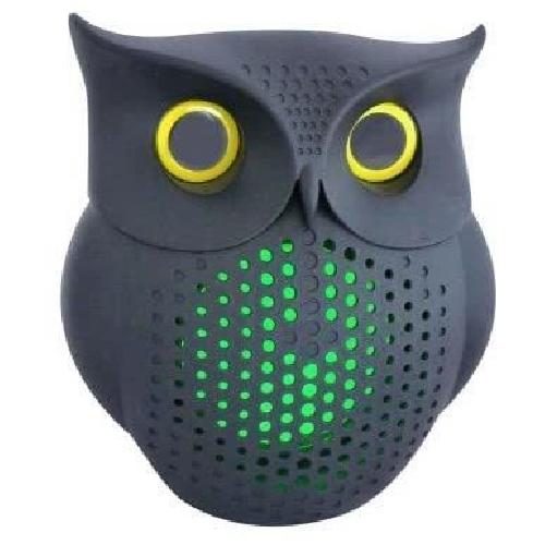 Enceinte - Haut-parleur Nomade - Portable - Mobile - Bluetooth Enceinte Bluetooth 10W + Radio FM - Inovalley HP73-BTH - Gris - Multicolore LED