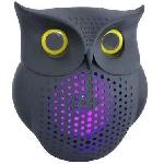 Enceinte - Haut-parleur Nomade - Portable - Mobile - Bluetooth Enceinte Bluetooth 10W + Radio FM - Inovalley HP73-BTH - Gris - Multicolore LED