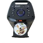 Enceinte - Haut-parleur Nomade - Portable - Mobile - Bluetooth Enceinte bluetooth karaoke - INOVALLEY - MS06CD - 1000W - Bluetooth 5.0 - Lecteur CD - RGB - Radio FM - USB 2.0 - micro SD - Karaoke