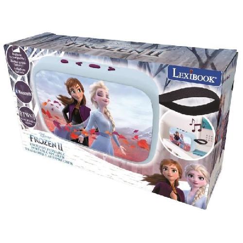 Mp3 Enfant Enceinte Bluetooth Portable La Reine des Neiges II - LEXIBOOK - Bluetooth 5.0 - Compact - Bleu