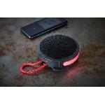Enceinte - Haut-parleur Nomade - Portable - Mobile - Bluetooth Enceinte Bluetooth ronde BIGBEN PARTY - 15W - Noir et rouge