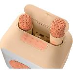 Enceinte - Haut-parleur Nomade - Portable - Mobile - Bluetooth Enceinte karaoke lumineuse BIGBEN - Peche - Bluetooth - 30W - 2 micros sans fil USB-C - Egaliseur - Batterie Li-on