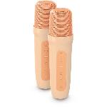 Enceinte - Haut-parleur Nomade - Portable - Mobile - Bluetooth Enceinte karaoke lumineuse BIGBEN - Peche - Bluetooth - 30W - 2 micros sans fil USB-C - Egaliseur - Batterie Li-on