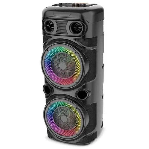 Enceinte - Haut-parleur Nomade - Portable - Mobile - Bluetooth Enceinte Karaoke lumineuse - INOVALLEY - KA123-XXL - Bluetooth V5.0 - 75 cm - 900 W - Noir