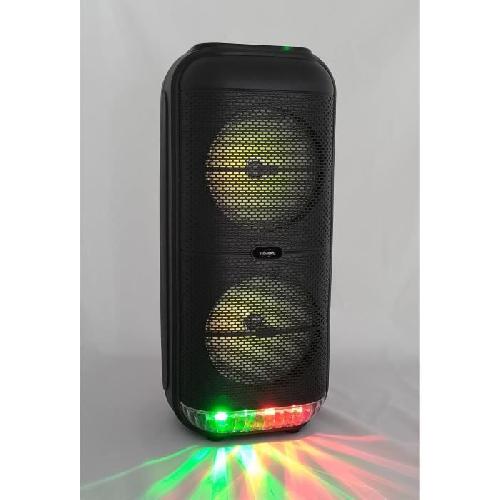 Enceinte - Haut-parleur Nomade - Portable - Mobile - Bluetooth Enceinte Karaoke lumineuse - INOVALLEY - KA22-BTH - Bluetooth V5.0 - 49 cm - 500 W - Noir