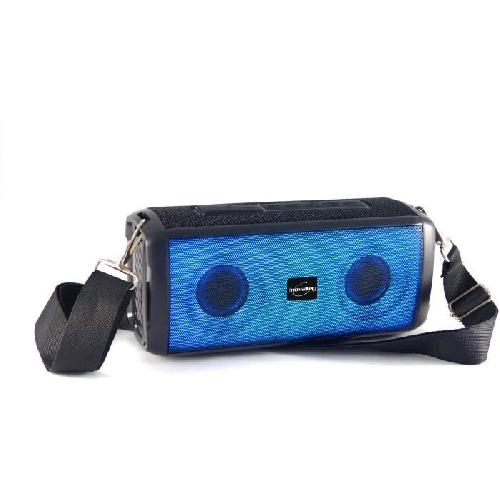 Enceinte - Haut-parleur Nomade - Portable - Mobile - Bluetooth Enceinte lumineuse bluetooth - INOVALLEY - HP345-B - 10W - LEDs - Bluetooth V5.3 - Micro - TWS - FM - USB 2.0 - micro SD - AUX-IN