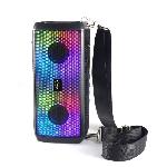 Enceinte - Haut-parleur Nomade - Portable - Mobile - Bluetooth Enceinte lumineuse bluetooth - INOVALLEY - HP345-B - 10W - LEDs - Bluetooth V5.3 - Micro - TWS - FM - USB 2.0 - micro SD - AUX-IN