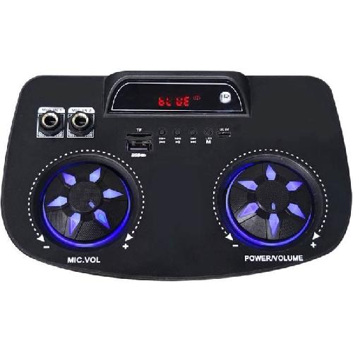 Enceinte - Haut-parleur Nomade - Portable - Mobile - Bluetooth ENCEINTE LUMINEUSE BLUETOOTH KARAOKE - INOVALLEY - KA114-XXL