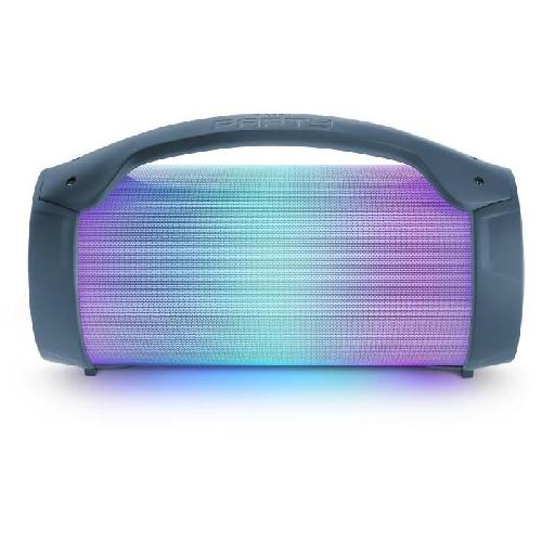 Enceinte - Haut-parleur Nomade - Portable - Mobile - Bluetooth Enceinte lumineuse sans fil - BIGBEN PARTYBTLITEDB - Bluetooth - Micro inclus - Effets lumineux - 50W - Dark blue