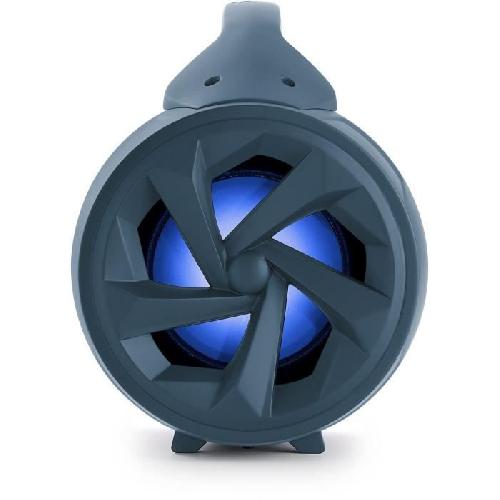 Enceinte - Haut-parleur Nomade - Portable - Mobile - Bluetooth Enceinte lumineuse sans fil - BIGBEN PARTYBTLITEDB - Bluetooth - Micro inclus - Effets lumineux - 50W - Dark blue