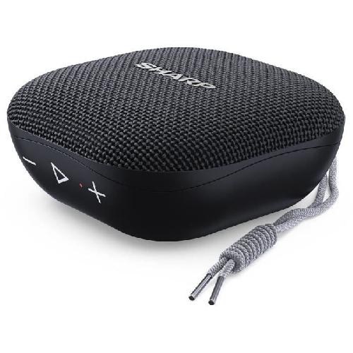 Enceinte - Haut-parleur Nomade - Portable - Mobile - Bluetooth Enceinte Portable - SHARP - GX-BT60BK - 6W - Bluetooth 5.0 - Etanche et Robuste