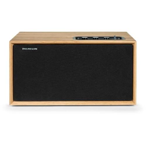 Enceinte - Haut-parleur Bibliotheque Enceinte residentielle en bois - THOMSON - WS502 - Bluetooth 5.0. 100W. RCA. USB. AUX-IN