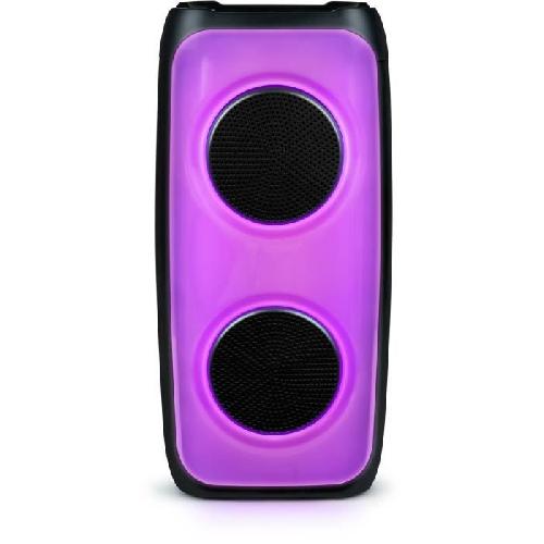 Enceinte - Haut-parleur Bibliotheque Enceinte sans fil BIGBEN PARTY - Taille M - Bluetooth - Ports USB et micro SD - 50W - Effets LED