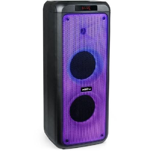 Enceinte - Haut-parleur Bibliotheque Enceinte sans fil BIGBEN PARTY - Taille XL - Bluetooth - AUX-IN - USB - 600 W - Effets LED