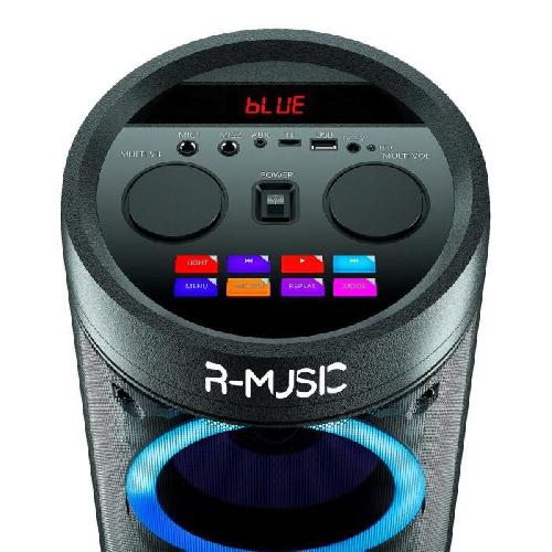 Enceinte - Haut-parleur Nomade - Portable - Mobile - Bluetooth Enceinte sans fil - R-MUSIC - BOOSTER PARTY - Haute puissance - Bluetooth
