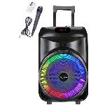 Enceinte - Haut-parleur Nomade - Portable - Mobile - Bluetooth Enceinte trolley - INOVALLEY - KA122 - 700W - Bluetooth - Lumineuse