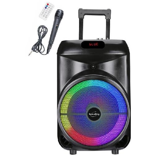 Enceinte - Haut-parleur Nomade - Portable - Mobile - Bluetooth Enceinte trolley - INOVALLEY - KA122 - 700W - Bluetooth - Lumineuse