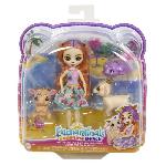 Poupee Enchantimals-Famille de Golita Chevre-Poupée et 3 figurines chevres HXC00