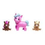 Poupee Enchantimals-Famille de Pensee Poney-Poupée et 3 figurines poneys HXB99