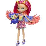 Enchantimals Sunshine Beach-Trippi Toucan et figurine-poupee HRX83