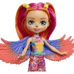 Poupee Enchantimals Sunshine Beach-Trippi Toucan et figurine-poupée HRX83