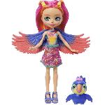 Poupee Enchantimals Sunshine Beach-Trippi Toucan et figurine-poupée HRX83