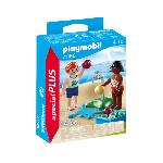 Figurine Miniature - Personnage Miniature Enfants Et Ballons D'eau Playmobil