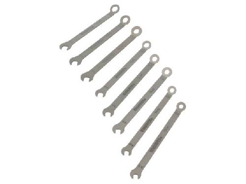 Cles ENG - Jeu de 8 mini cles plate mixte