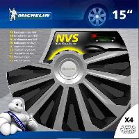 Enjoliveur MICHELIN Boite 4 enjoliveurs 15 NVS 04 bicolore