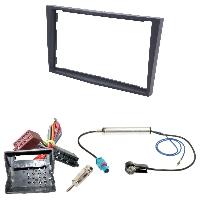 Ensembes Facades et Faisceaux ISO Kit Installation Autoradio KITFAC-152H compatible avec Opel - Noir