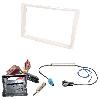 Ensembes Facades et Faisceaux ISO Kit Installation Autoradio KITFAC-152Z compatible avec Opel - Blanc perle