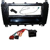 Ensembes Facades et Faisceaux ISO Kit Installation Autoradio KITFAC-164 compatible avec Mercedes Classe C 04-07