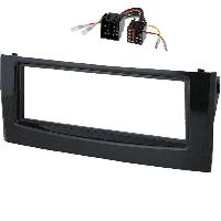 Ensembes Facades et Faisceaux ISO Kit Installation Autoradio KITFAC-187C compatible avec Fiat - Noir brillant