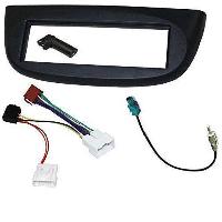 Ensembes Facades et Faisceaux ISO Kit Installation Autoradio KITFAC-217N-2 compatible avec Renault Twingo - Noir