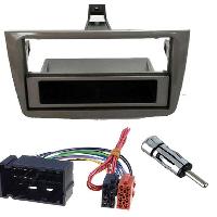 Ensembes Facades et Faisceaux ISO Kit Installation Autoradio KITFAC-256A compatible avec Alfa Romeo Mito - Argent