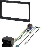 Ensembes Facades et Faisceaux ISO Kit Installation Autoradio KITFAC-436-2 compatible avec Peugeot Citroen 01-12
