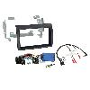 Ensembes Facades et Faisceaux ISO Kit Support Autoradio compatible avec Citroen Fiat Peugeot open dash SWC black