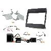 Ensembes Facades et Faisceaux ISO Kit Support Autoradio compatible avec Porsche Macan 2014-2016 SWC Amp MOST black