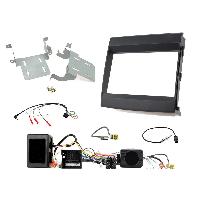 Ensembes Facades et Faisceaux ISO Kit Support Autoradio compatible avec Porsche Macan 2014-2016 SWC Amp MOST black