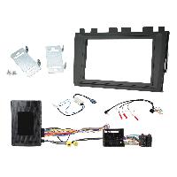 Ensembes Facades et Faisceaux ISO Kit Support Autoradio compatible avec VW Polo T6.1 2018-2021 MIB II PQ Infodapter