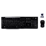 Pack Clavier - Souris Ensemble clavier et souris - Logitech combo clavier et souris sans fil - MK270 - Windows
