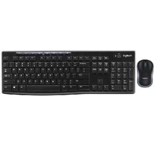 Pack Clavier - Souris Ensemble clavier et souris - Logitech combo clavier et souris sans fil - MK270 - Windows