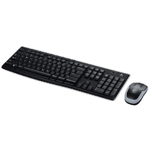 Pack Clavier - Souris Ensemble clavier et souris - Logitech combo clavier et souris sans fil - MK270 - Windows