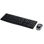 Pack Clavier - Souris Ensemble clavier et souris - Logitech combo clavier et souris sans fil - MK270 - Windows