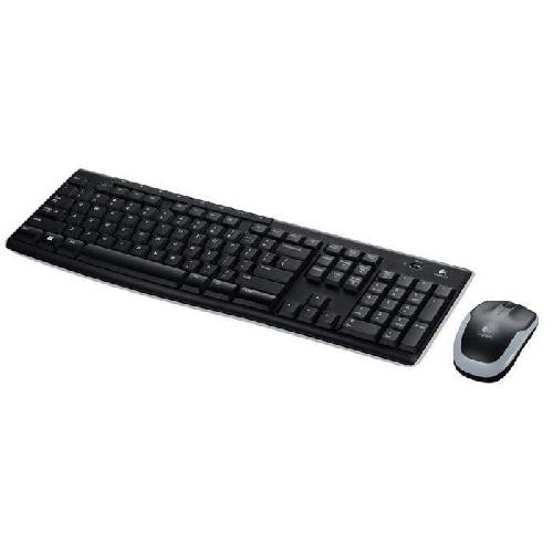 Pack Clavier - Souris Ensemble clavier et souris - Logitech combo clavier et souris sans fil - MK270 - Windows