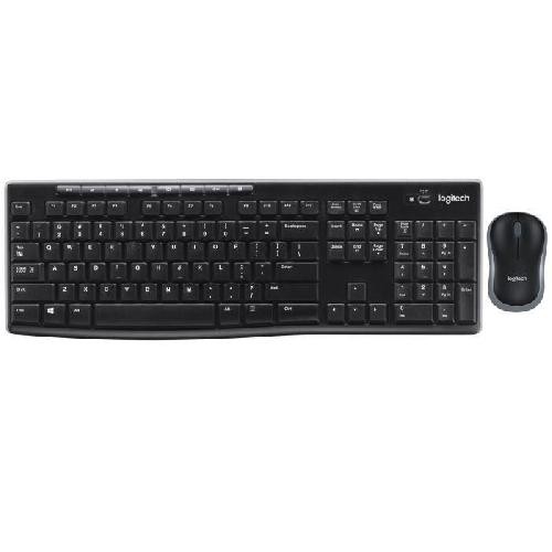 Pack Clavier - Souris Ensemble clavier et souris - Logitech combo clavier et souris sans fil - MK270 - Windows