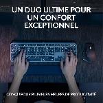 Clavier D'ordinateur Ensemble clavier et souris Logitech MX Keys S Combo et MX master 3S - Clavier et Souris Sans Fil Performants avec Repose Poignet