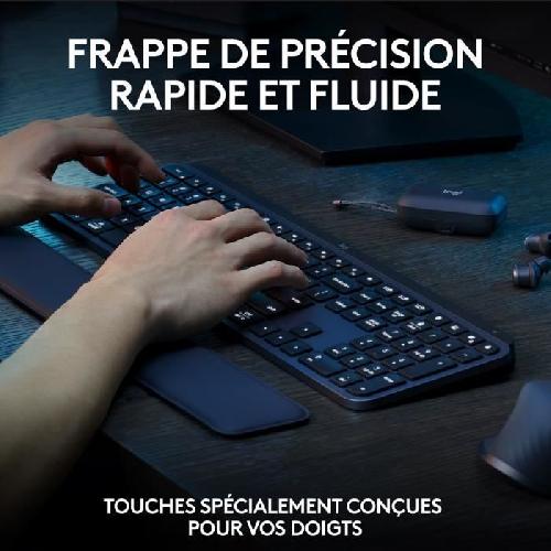 Clavier D'ordinateur Ensemble clavier et souris Logitech MX Keys S Combo et MX master 3S - Clavier et Souris Sans Fil Performants avec Repose Poignet