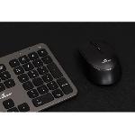 Pack Clavier - Souris Ensemble Clavier Souris - BLUESTORK - Pack Easy Slim - Sans Fil - Gris Metal
