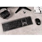 Pack Clavier - Souris Ensemble Clavier Souris - BLUESTORK - Pack Easy Slim - Sans Fil - Gris Metal